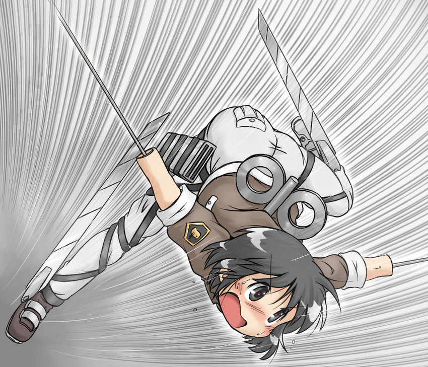 shinonome nano (shingeki no kyojin and 1 more) drawn by gaketsu