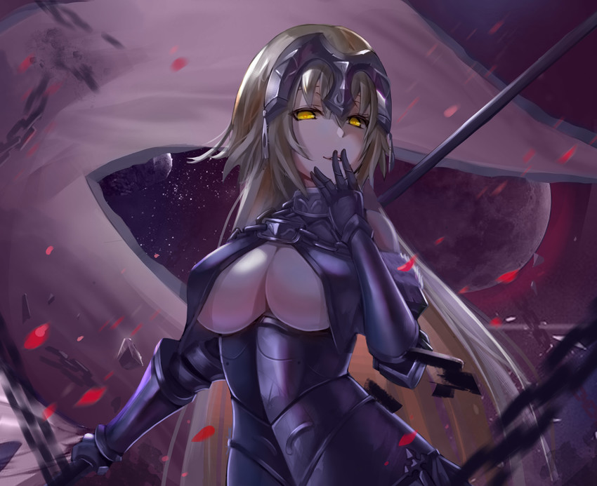 jeanne d'arc alter (fate and 1 more) drawn by shi_qi_kuang_beng