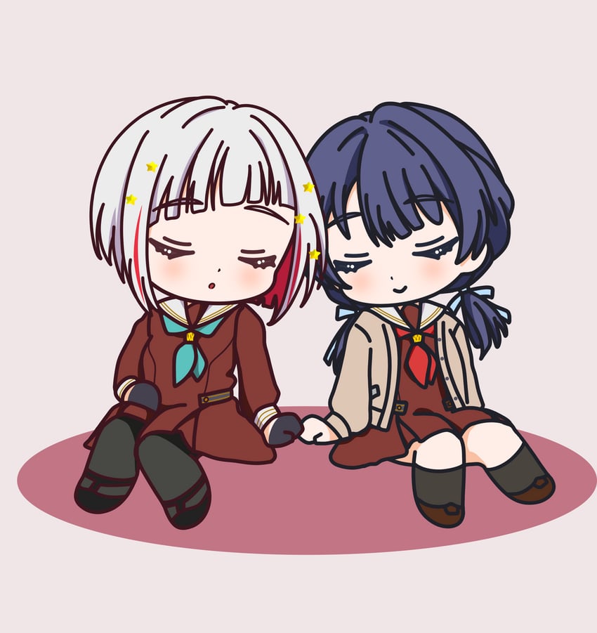 murano sayaka and yugiri tsuzuri (love live! and 1 more) drawn by kujo_awenn