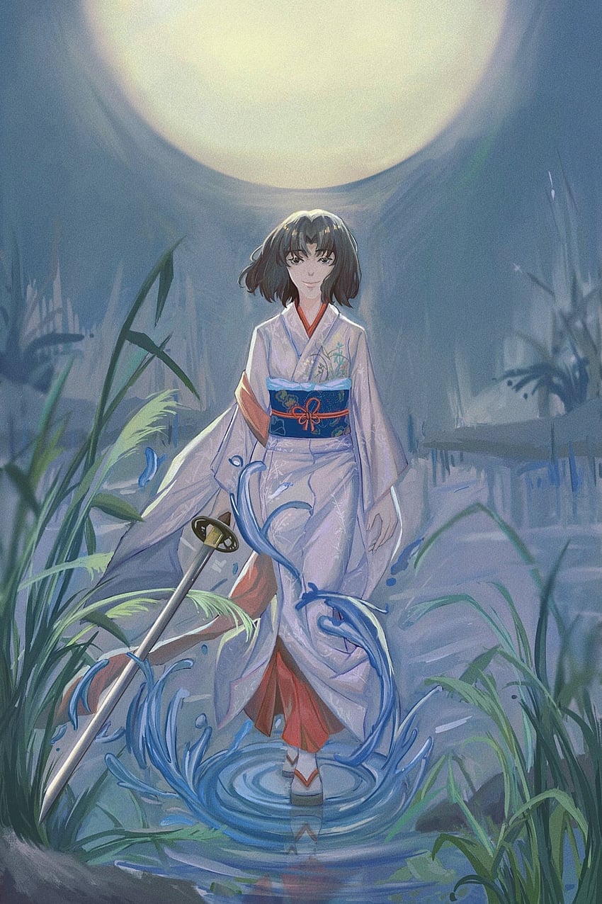 ryougi shiki and void shiki (kara no kyoukai) drawn by fucha