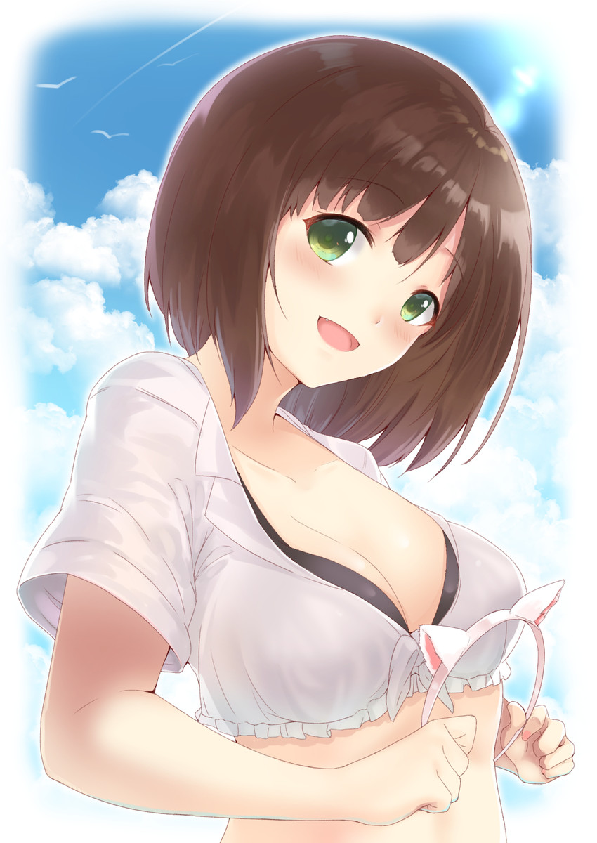 maekawa miku (idolmaster and 1 more) drawn by enatsu
