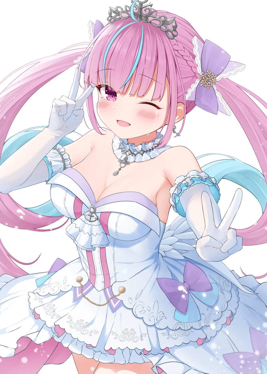 minato aqua (hololive) drawn by mikoo_o39