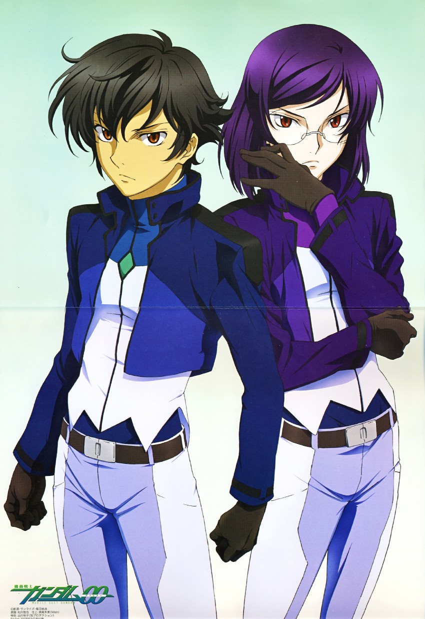 tieria erde and setsuna f. seiei (gundam and 1 more) drawn by matsukawa_tetsuya
