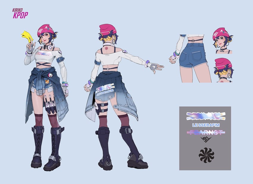 kiriko and kira-kira kiriko (overwatch and 1 more)