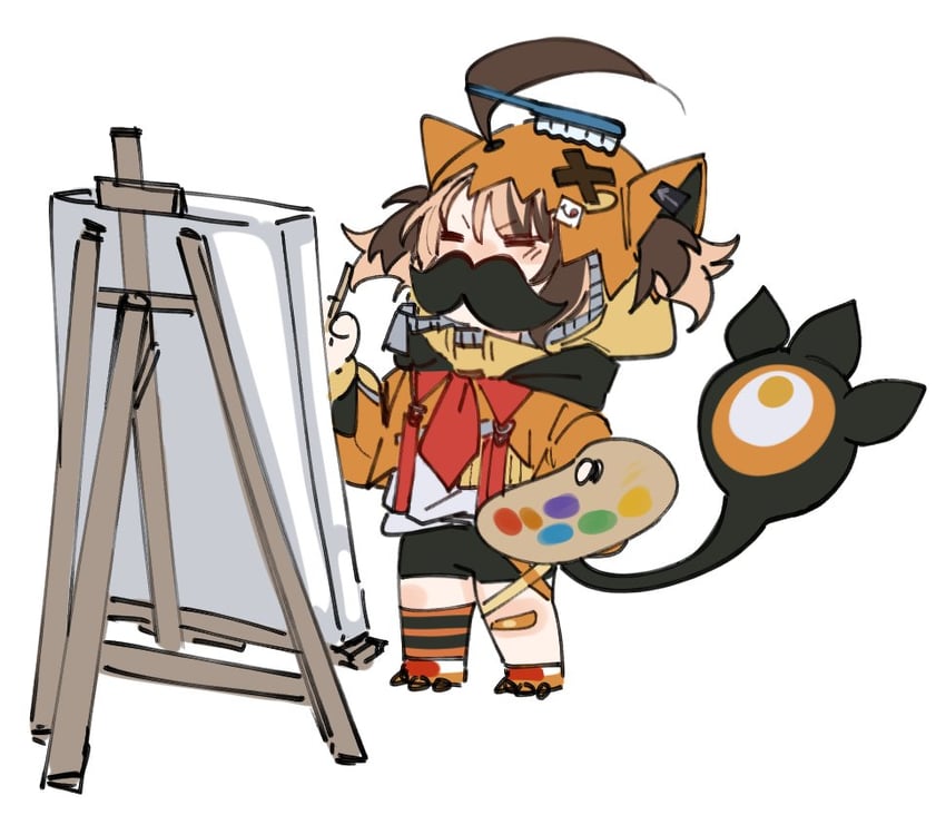 gigi murin (hololive and 1 more) drawn by mittsu