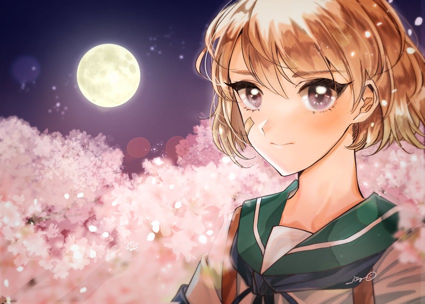 oboro (kantai collection) drawn by joi_kun_(senzai_hiyori)