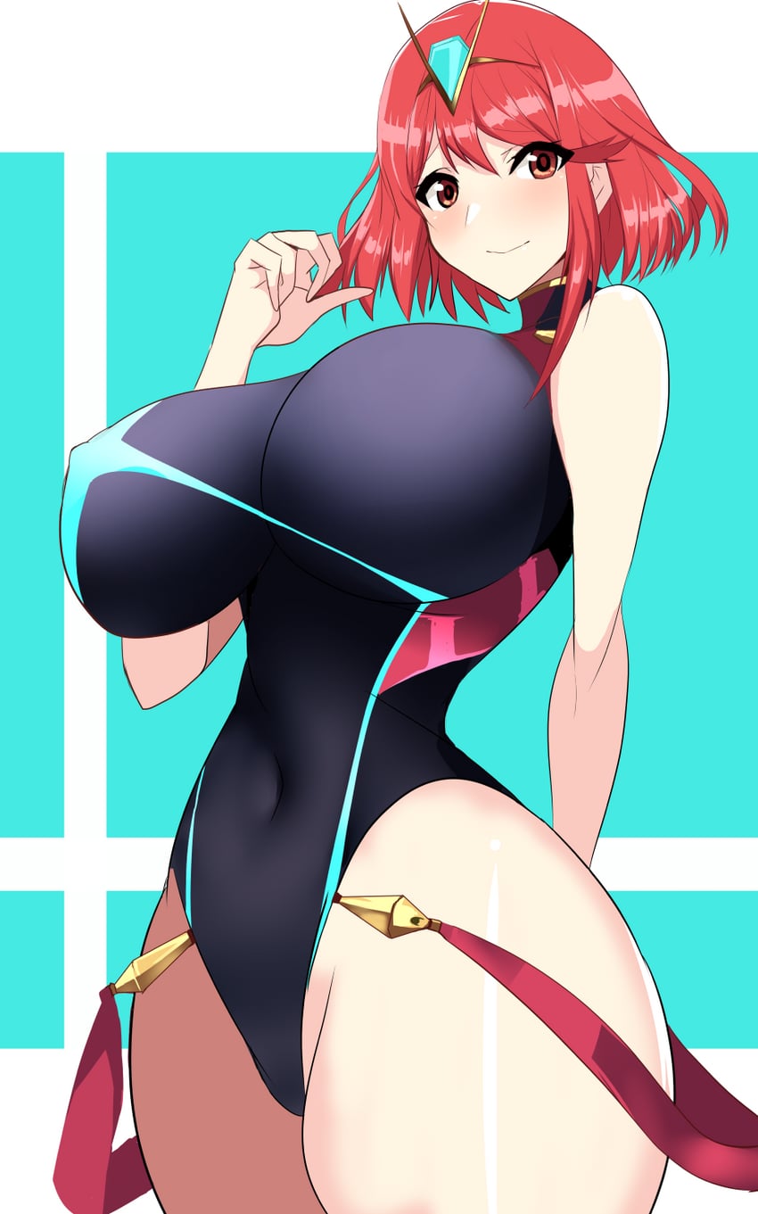 pyra (xenoblade chronicles and 1 more) drawn by hifumi_hajime