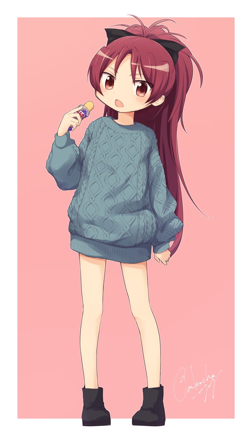 sakura kyoko (mahou shoujo madoka magica) drawn by itou_(ankocha-mgmg)