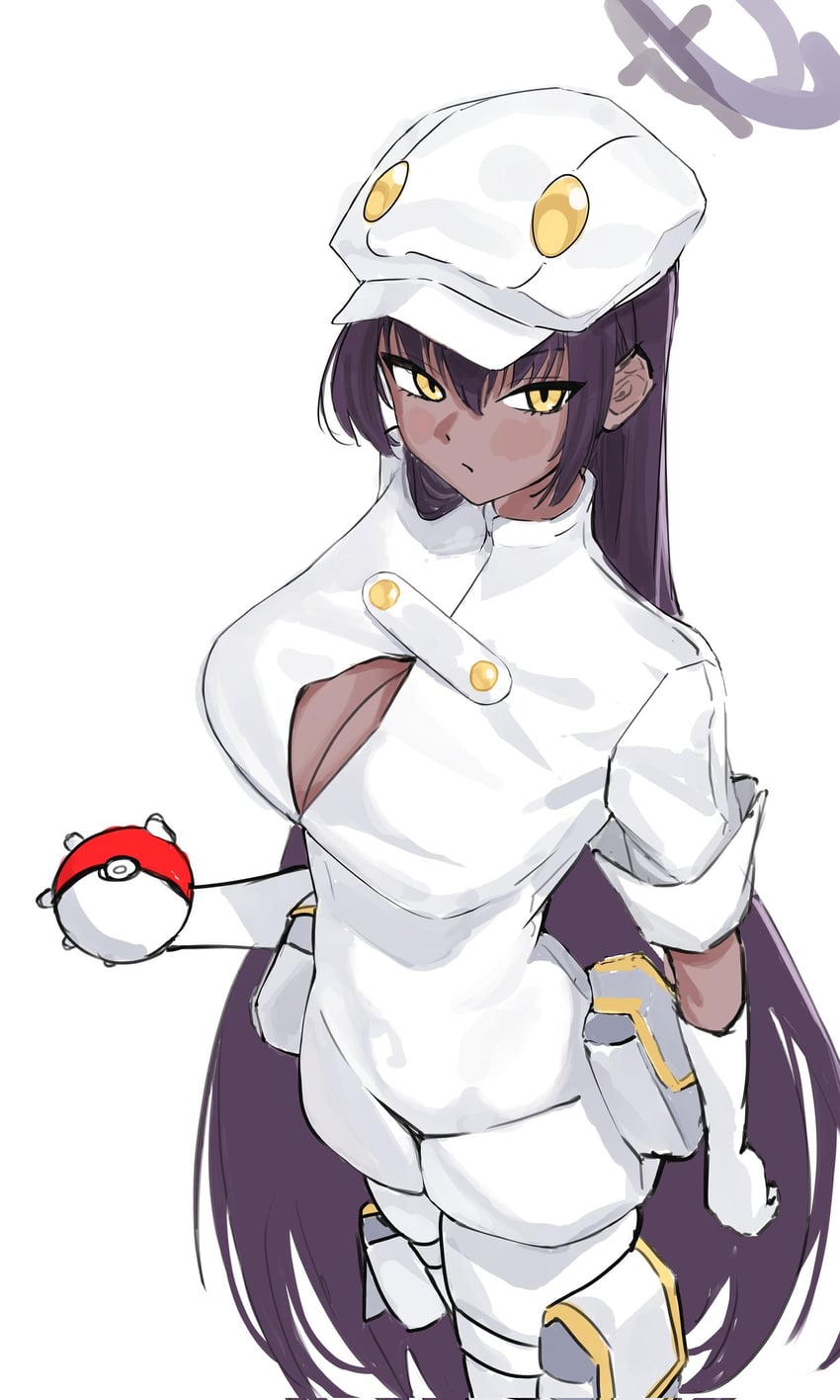 karin and aether foundation employee (pokemon and 2 more) drawn by gangjeong