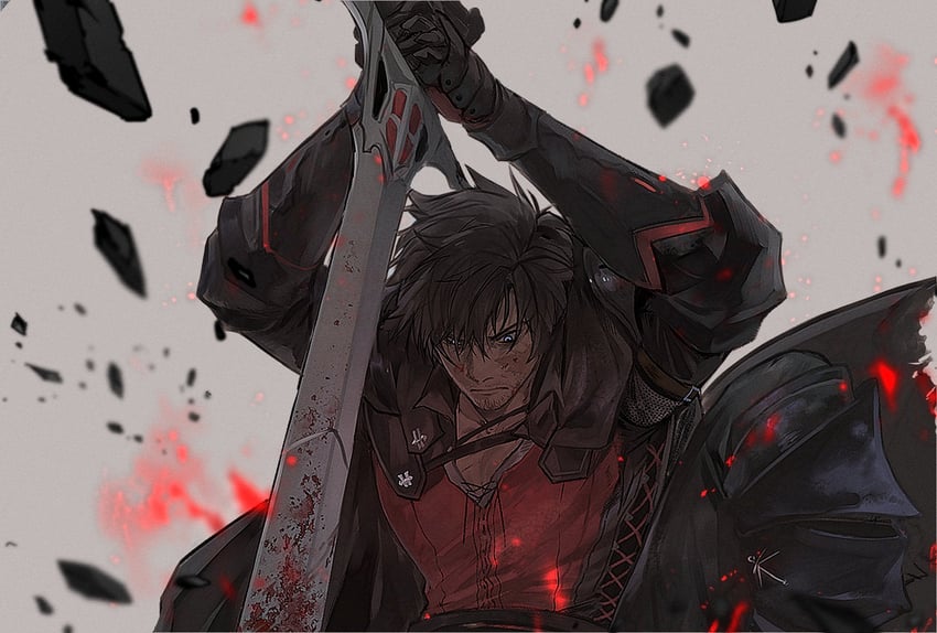 clive rosfield (final fantasy and 1 more) drawn by garbage_paper