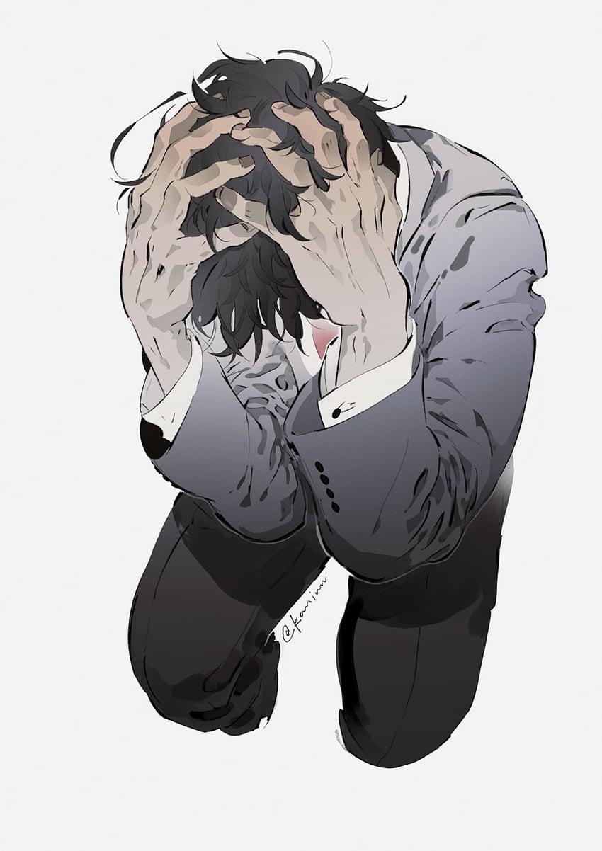 adachi tooru (persona and 1 more) drawn by kaninn