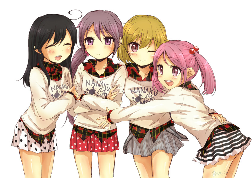 ushio, akebono, sazanami, and oboro (kantai collection) drawn by sa_ioio