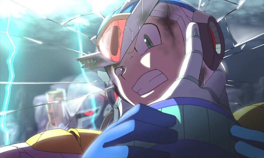 x, vile, third armor x, and vile mkii (mega man and 2 more) drawn by kin_niku