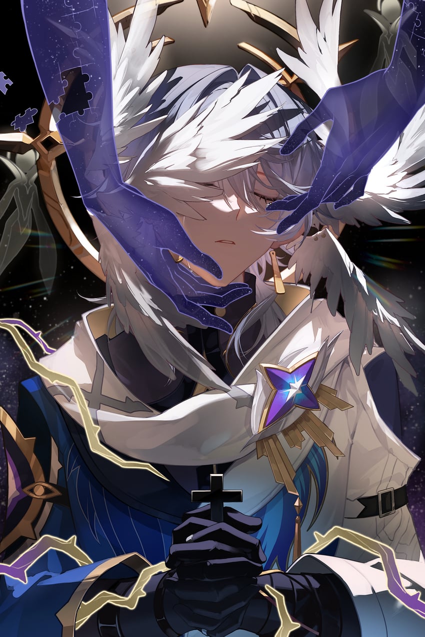 sunday and xipe (honkai and 1 more) drawn by luoxue557