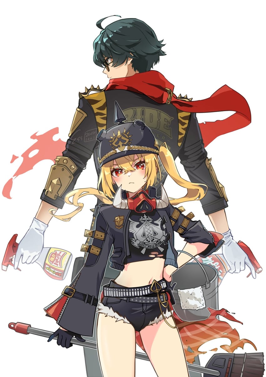 luciana de montefio and lighter (zenless zone zero) drawn by pinocle