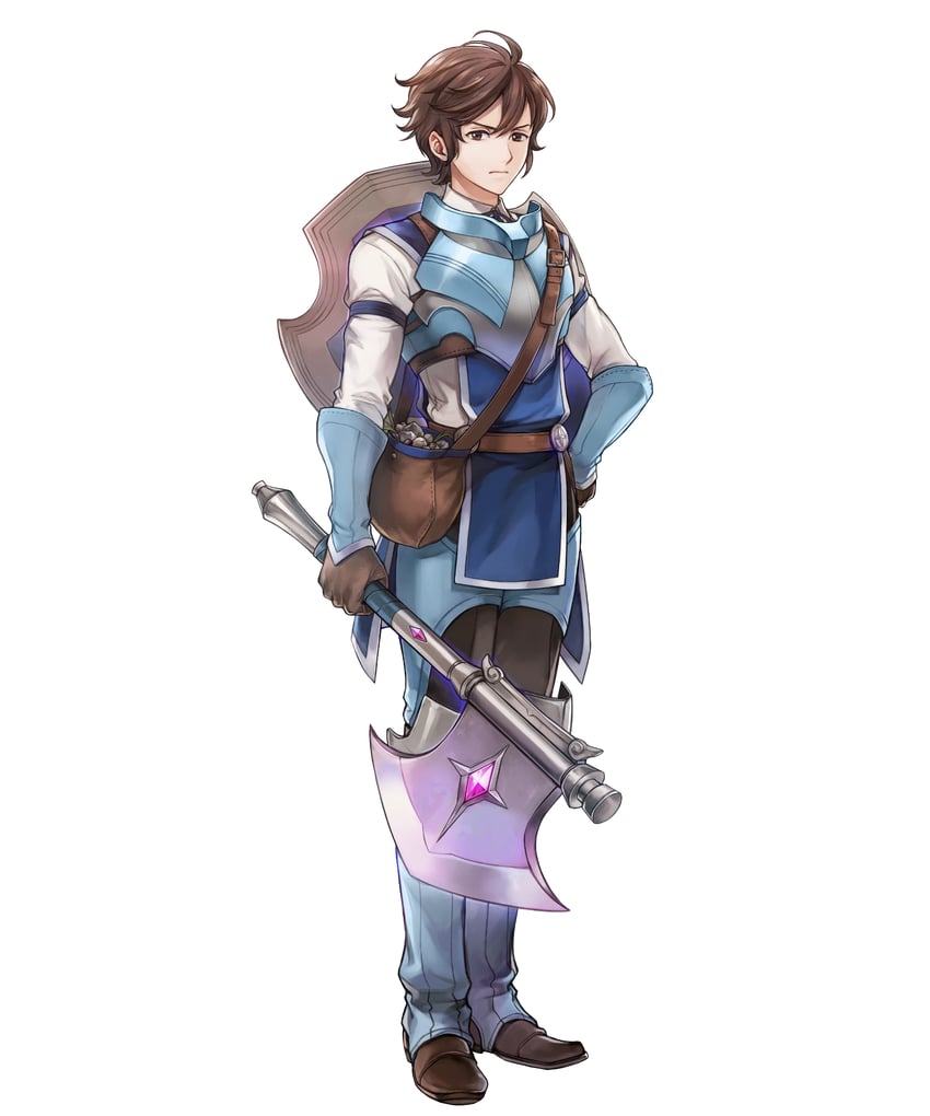frederick (fire emblem and 2 more) drawn by wada_sachiko