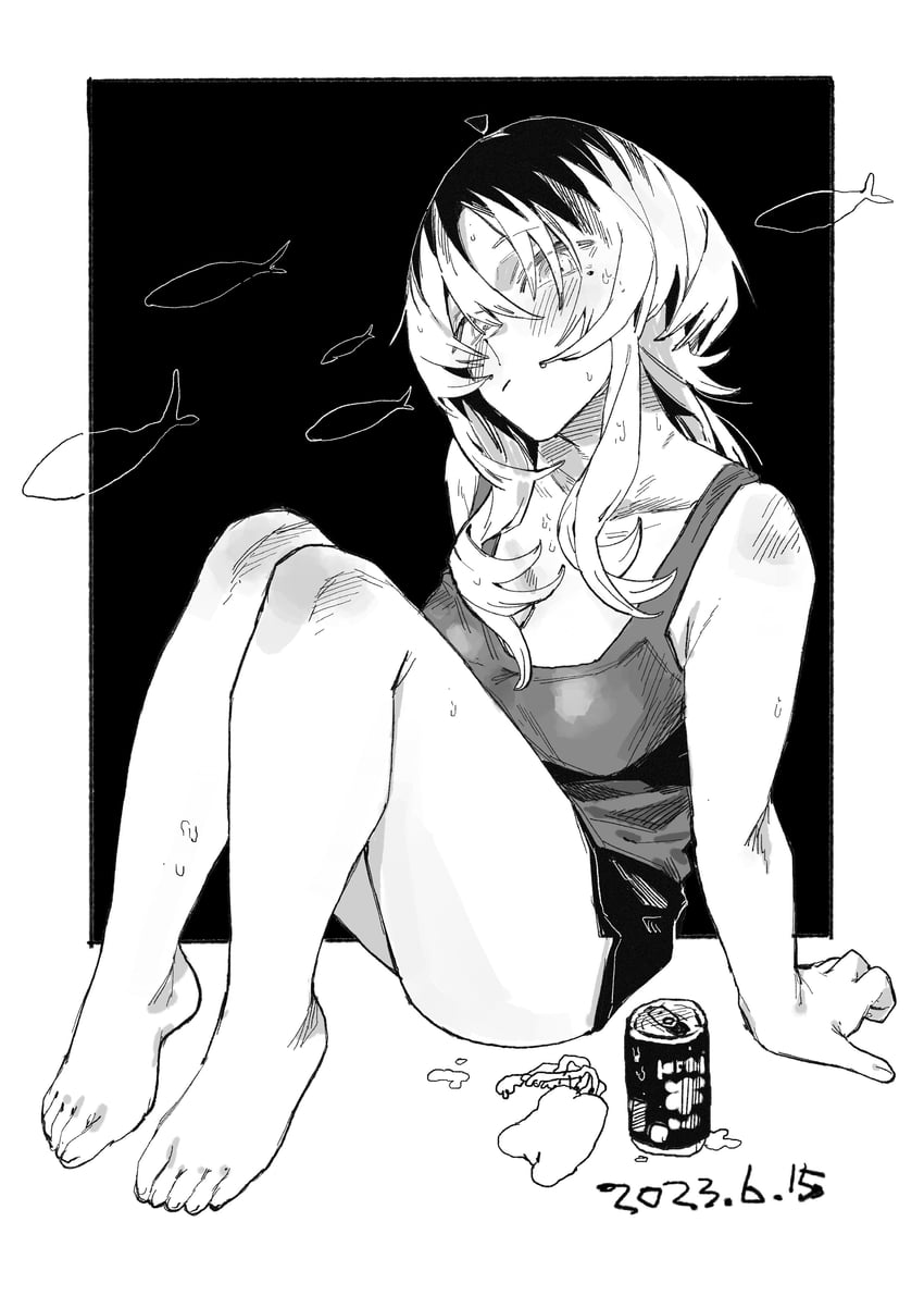 urabe haruna (honjitsu no urabe-san to) drawn by mashimashi