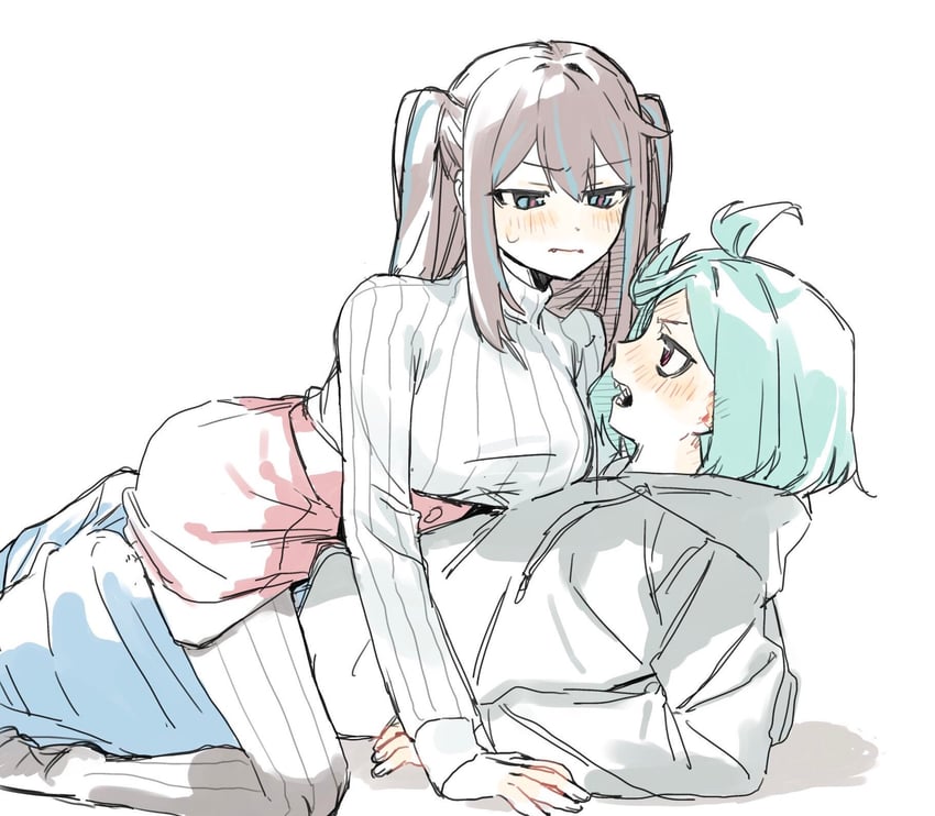 akoya matama and anemo nemo (mahou shoujo ni akogarete) drawn by saiki_(mumei_912)