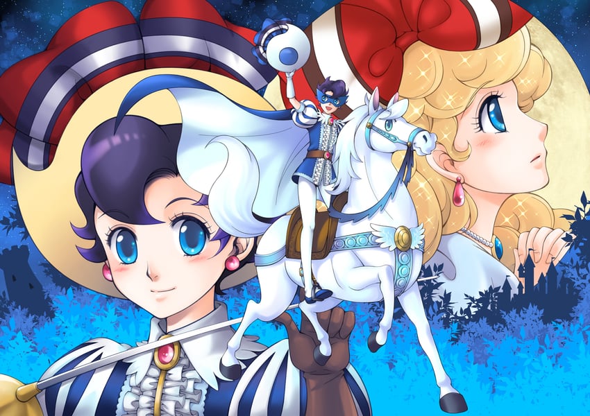 princess sapphire (ribbon no kishi) drawn by misuzu_aki