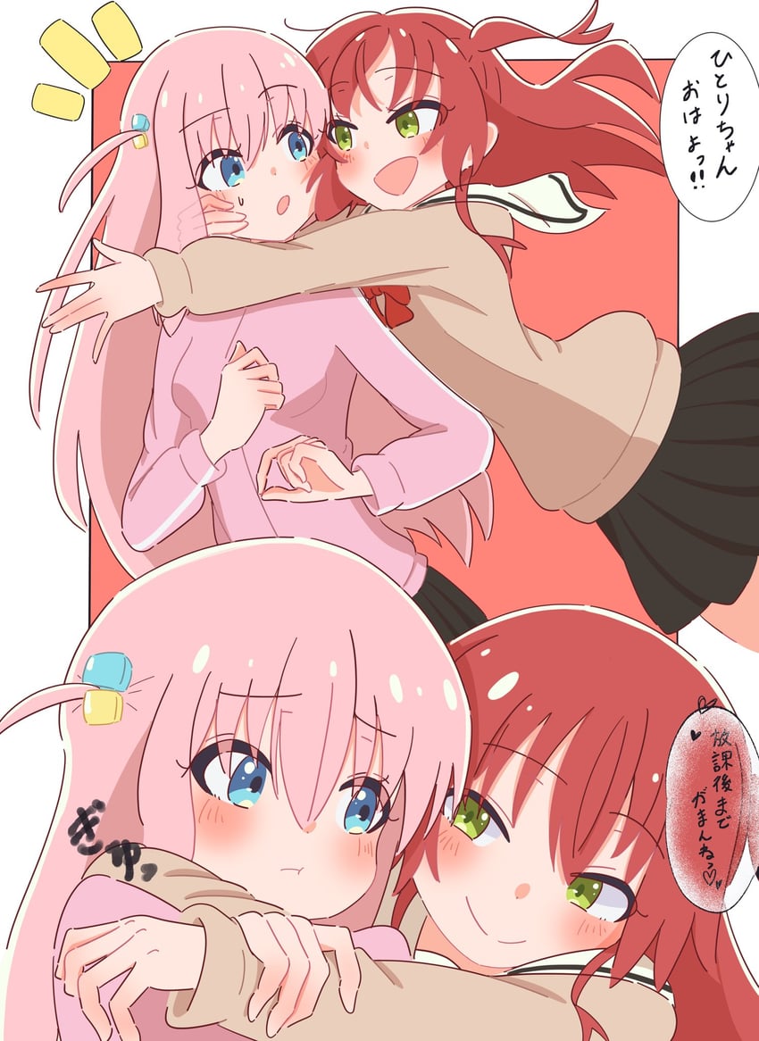 gotoh hitori and kita ikuyo (bocchi the rock!) drawn by dokusai_113