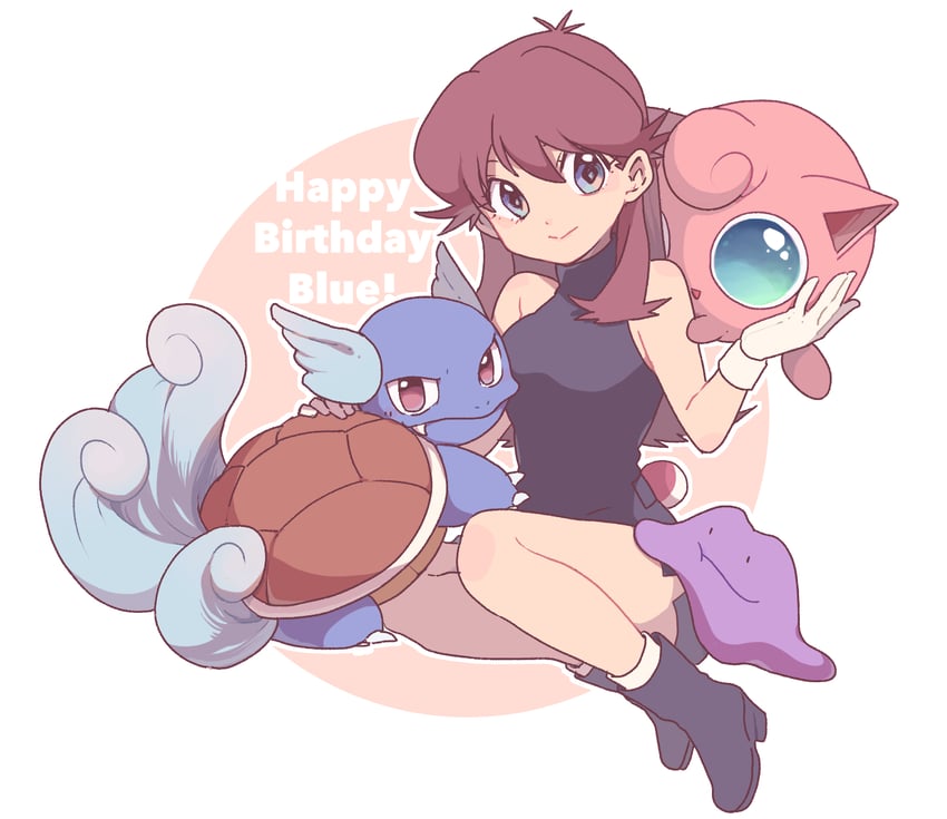 jigglypuff, green, ditto, and wartortle (pokemon and 1 more) drawn by yui_ko