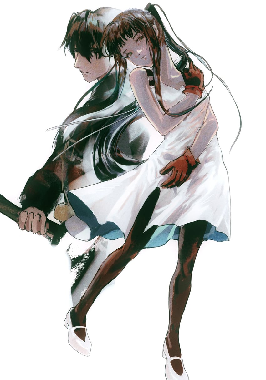 minato kageaki and minato hikaru (soukou akki muramasa) drawn by ashashio