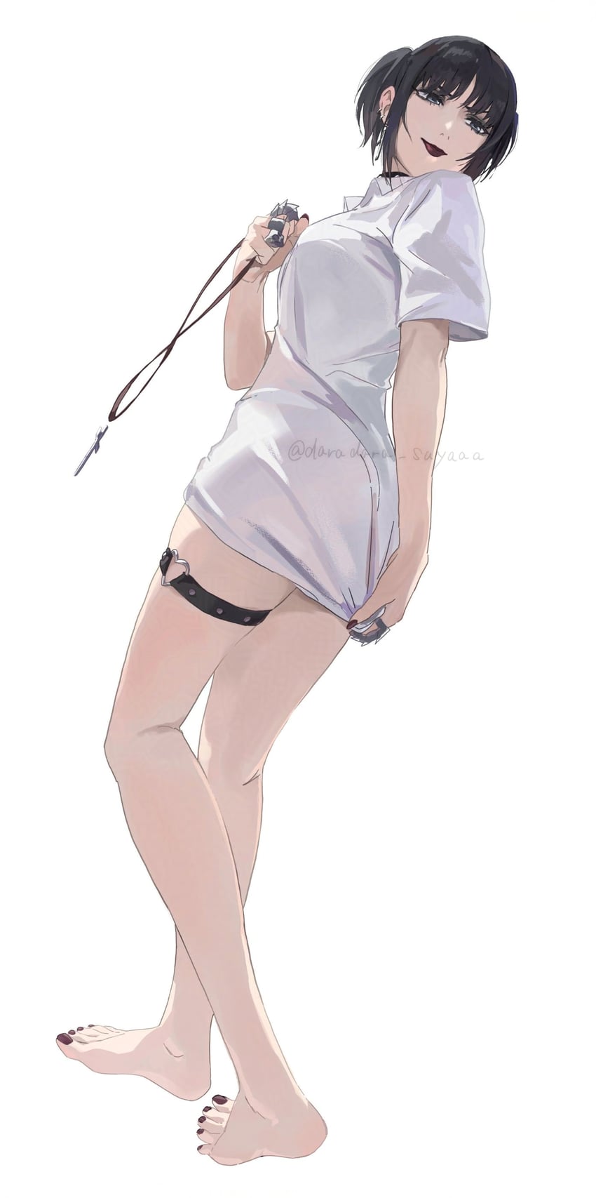 mikasa ackerman (shingeki no kyojin) drawn by darao_(daradara_suyaaa)