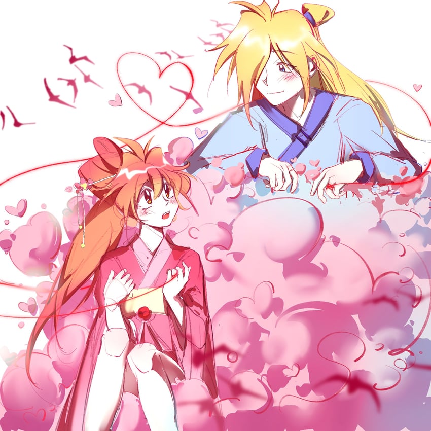 lina inverse and gourry gabriev (slayers) drawn by nitro_shark