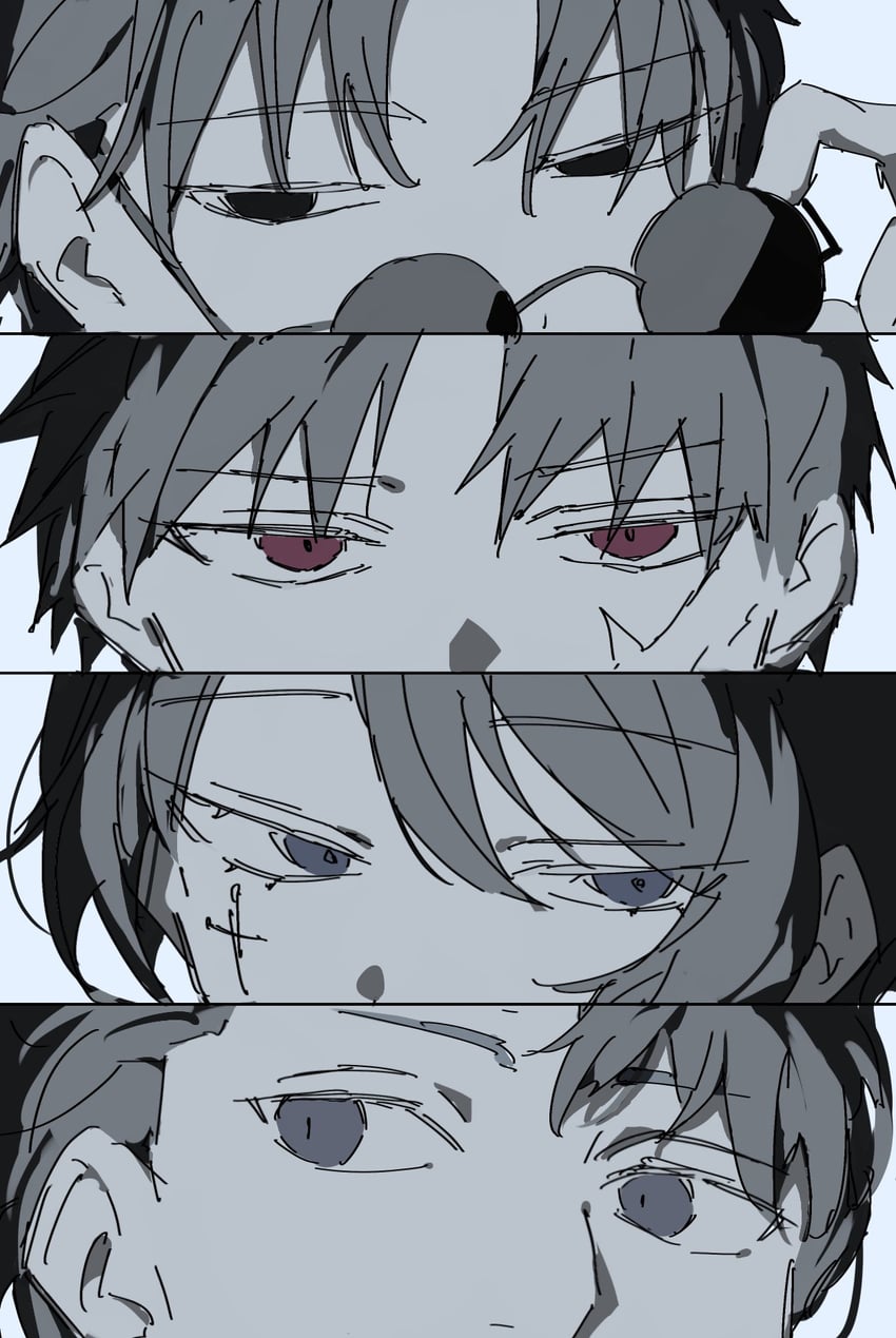 rokuhira chihiro, masumi sumi, masumi rou, and masumi moku (kagurabachi) drawn by gorira