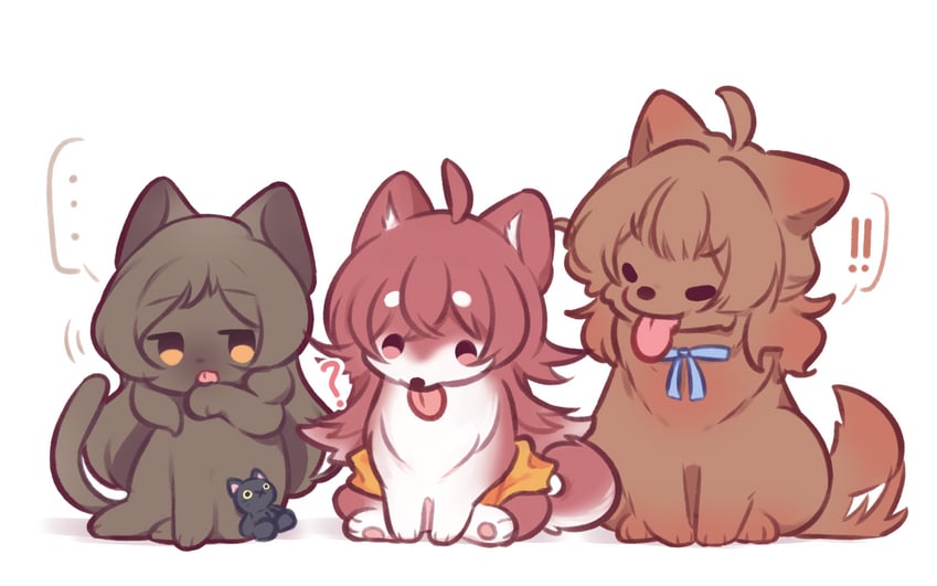 komiya kaho, hanami ume, and kitazawa shiho (idolmaster and 3 more) drawn by iirin