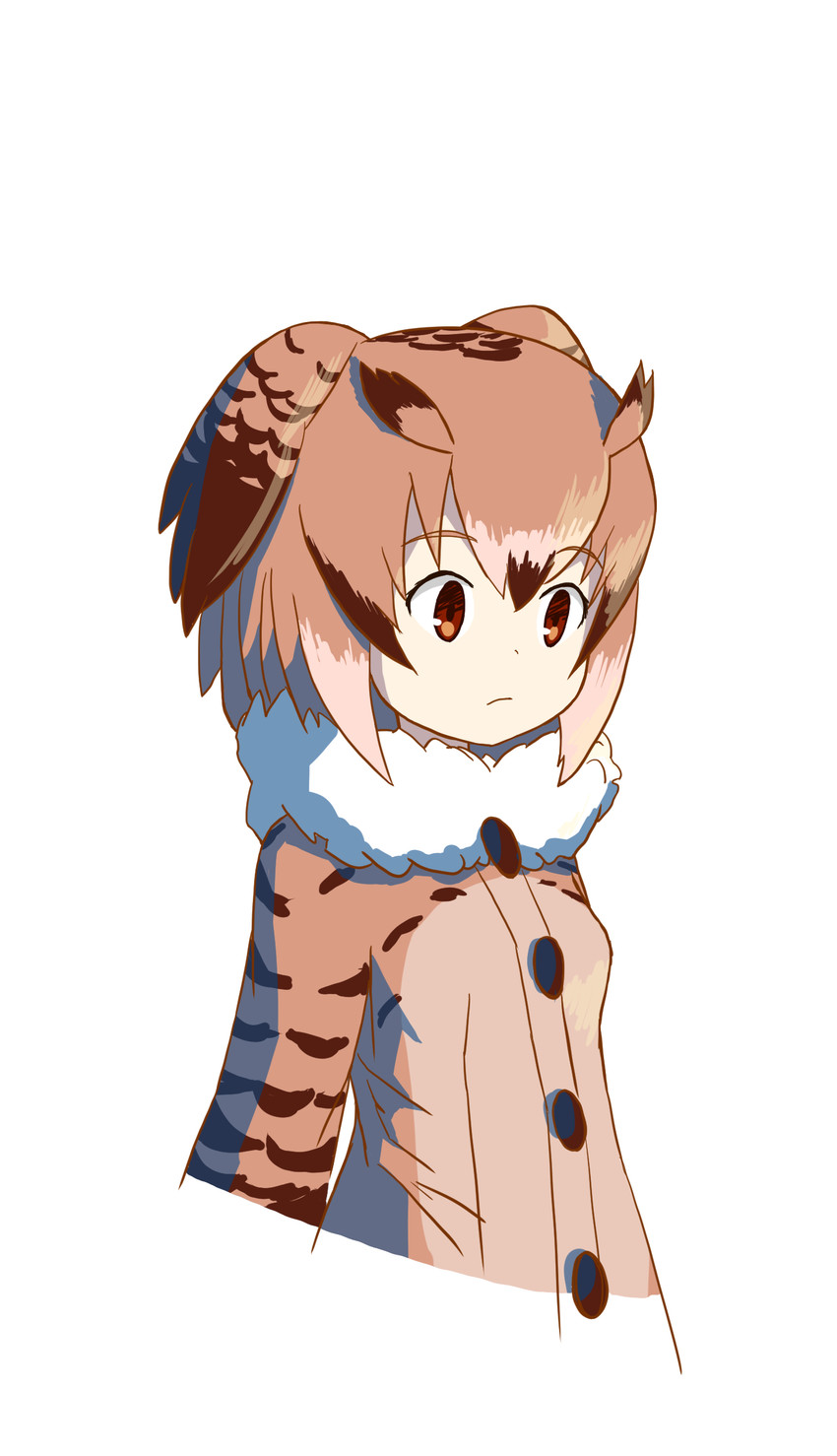 eurasian eagle owl (kemono friends) drawn by uepon_(shimo_ponzu)