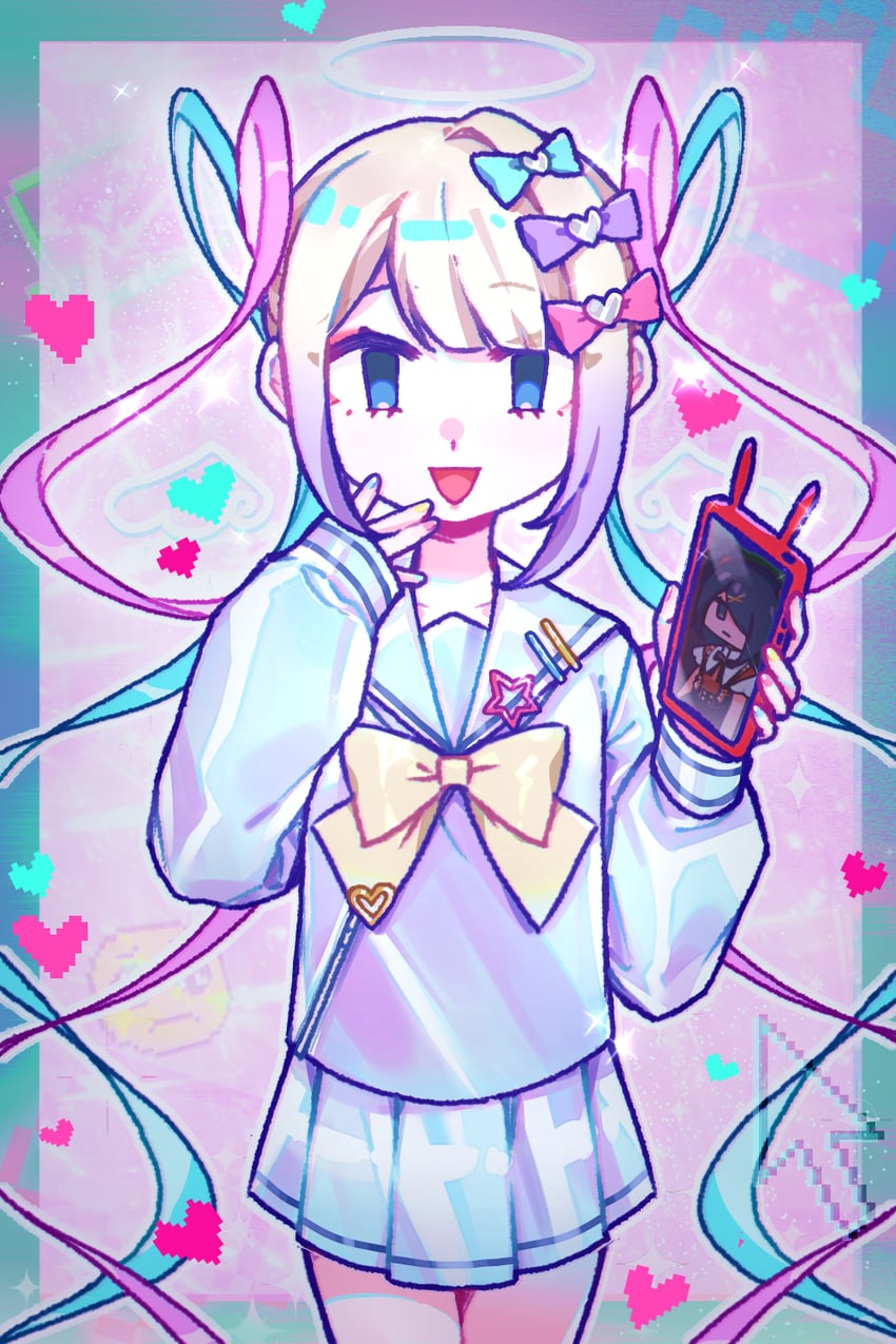 chouzetsusaikawa tenshi-chan and ame-chan (needy girl overdose) drawn by da_zhu_tizi