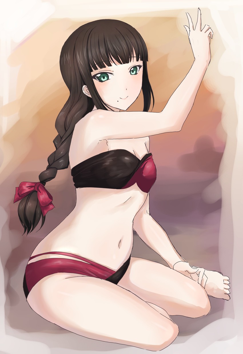 kurosawa dia (love live! and 1 more) drawn by ahharahhar