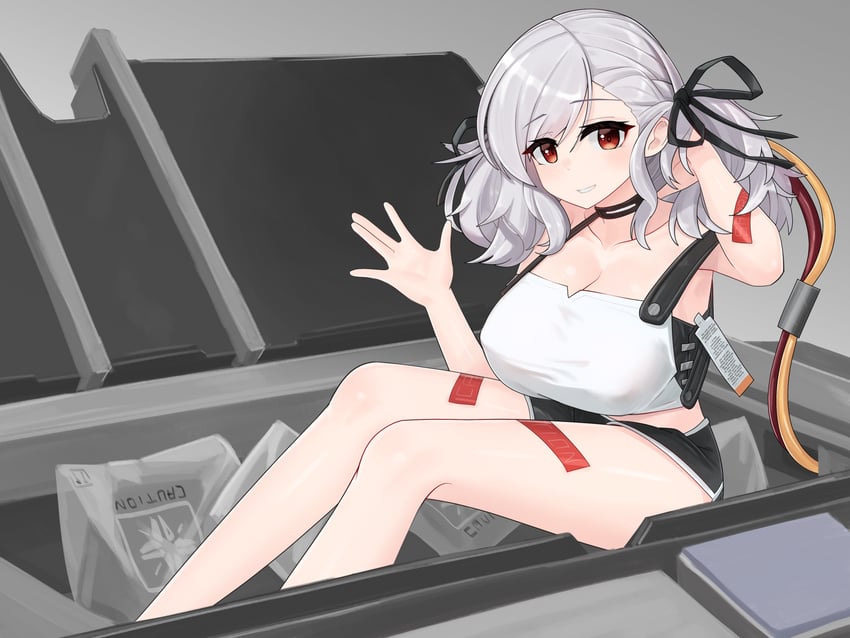 spas-12 (girls' frontline and 1 more) drawn by nabiyan