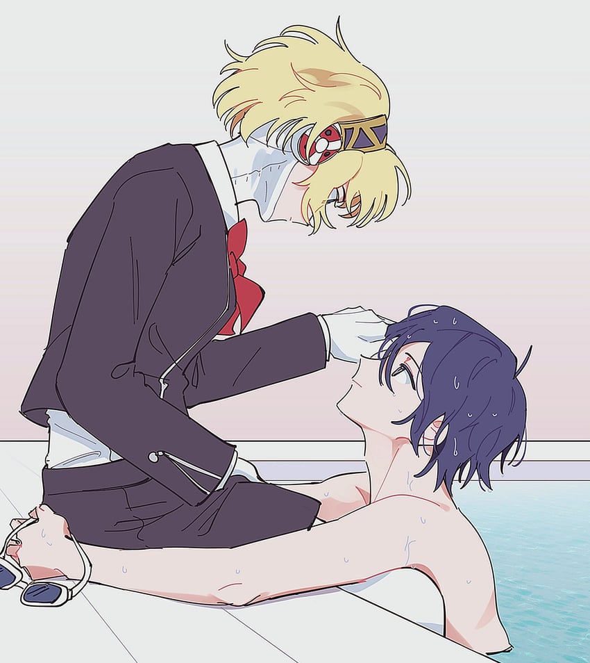 yuuki makoto and aigis (persona and 1 more) drawn by elulit2