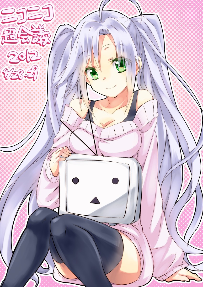 terebi-chan (original and 1 more) drawn by maruki_(punchiki)