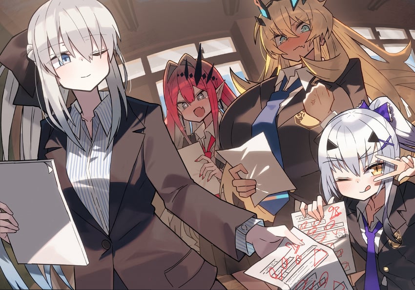 baobhan sith, morgan le fay, melusine, and barghest (fate and 1 more) drawn by katsu_(katsupainter)