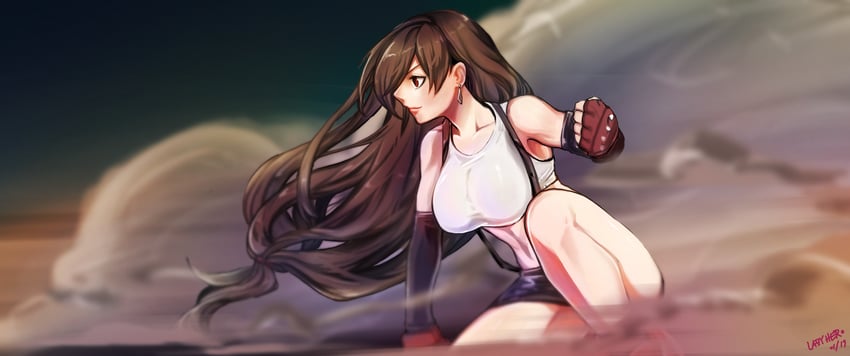 tifa lockhart (final fantasy and 1 more) drawn by lady_hero