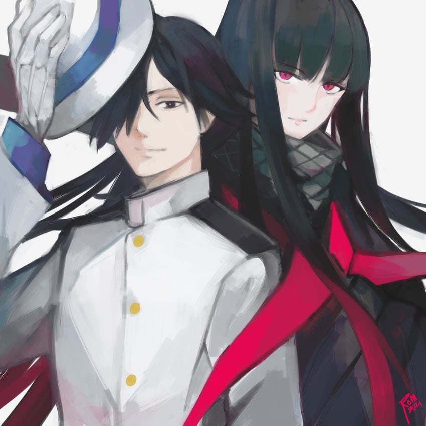 oryou and sakamoto ryouma (fate and 1 more) drawn by moedredd