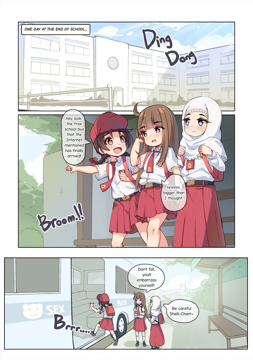 shelli, rara, and lina (original) drawn by luxuriou_s