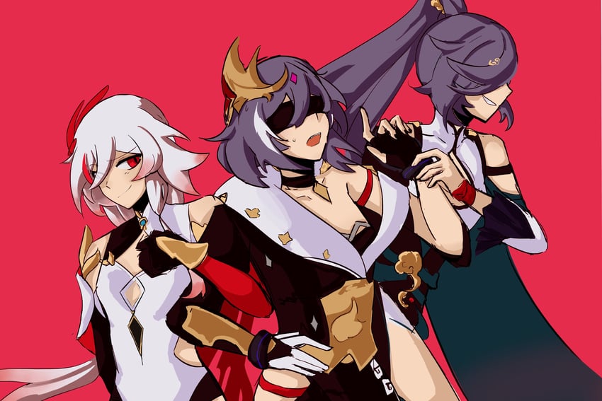 fu hua and herrscher of sentience (honkai and 1 more) drawn by ceoofyatta