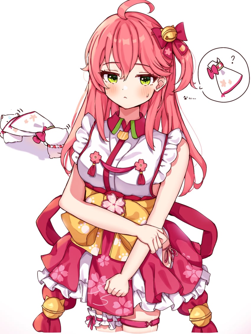 sakura miko and 35p (hololive) drawn by sakura_(sakura_suisaku)