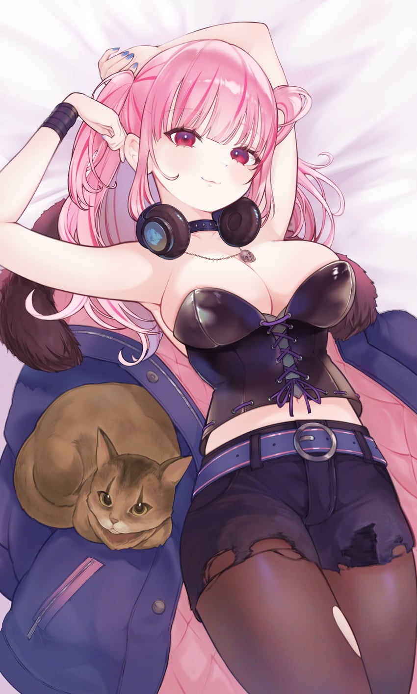 mori calliope and tutu (hololive and 1 more) drawn by senada37