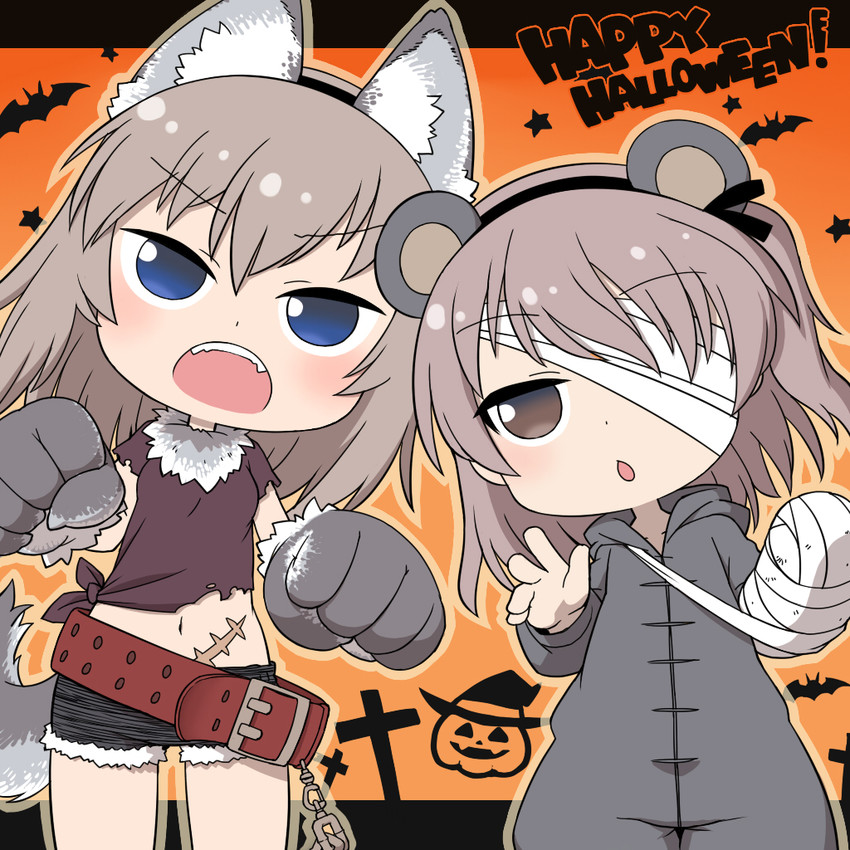 itsumi erika and shimada arisu (girls und panzer) drawn by ume_(noraneko)