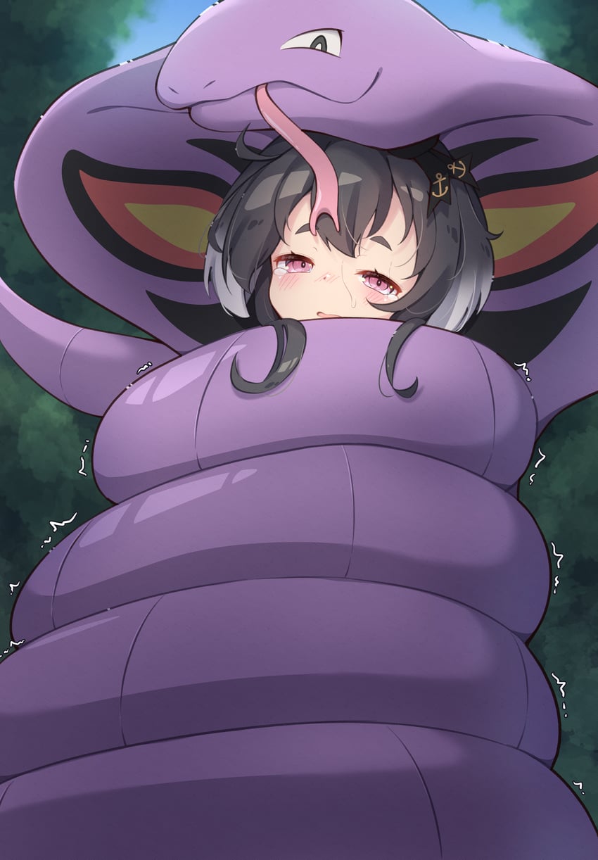 tokitsukaze and arbok (kantai collection and 1 more) drawn by x_noki9