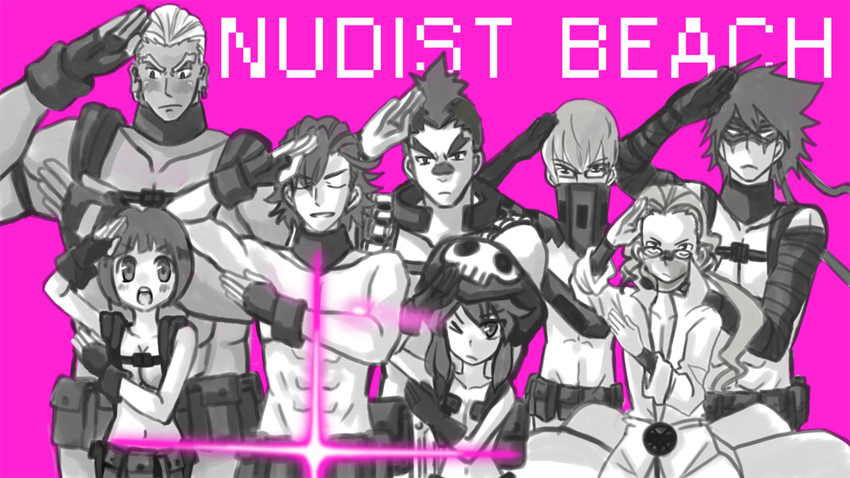 mankanshoku mako, jakuzure nonon, gamagoori ira, sanageyama uzu, inumuta houka, and 3 more (kill la kill) drawn by kuropa_(oohanabioo)