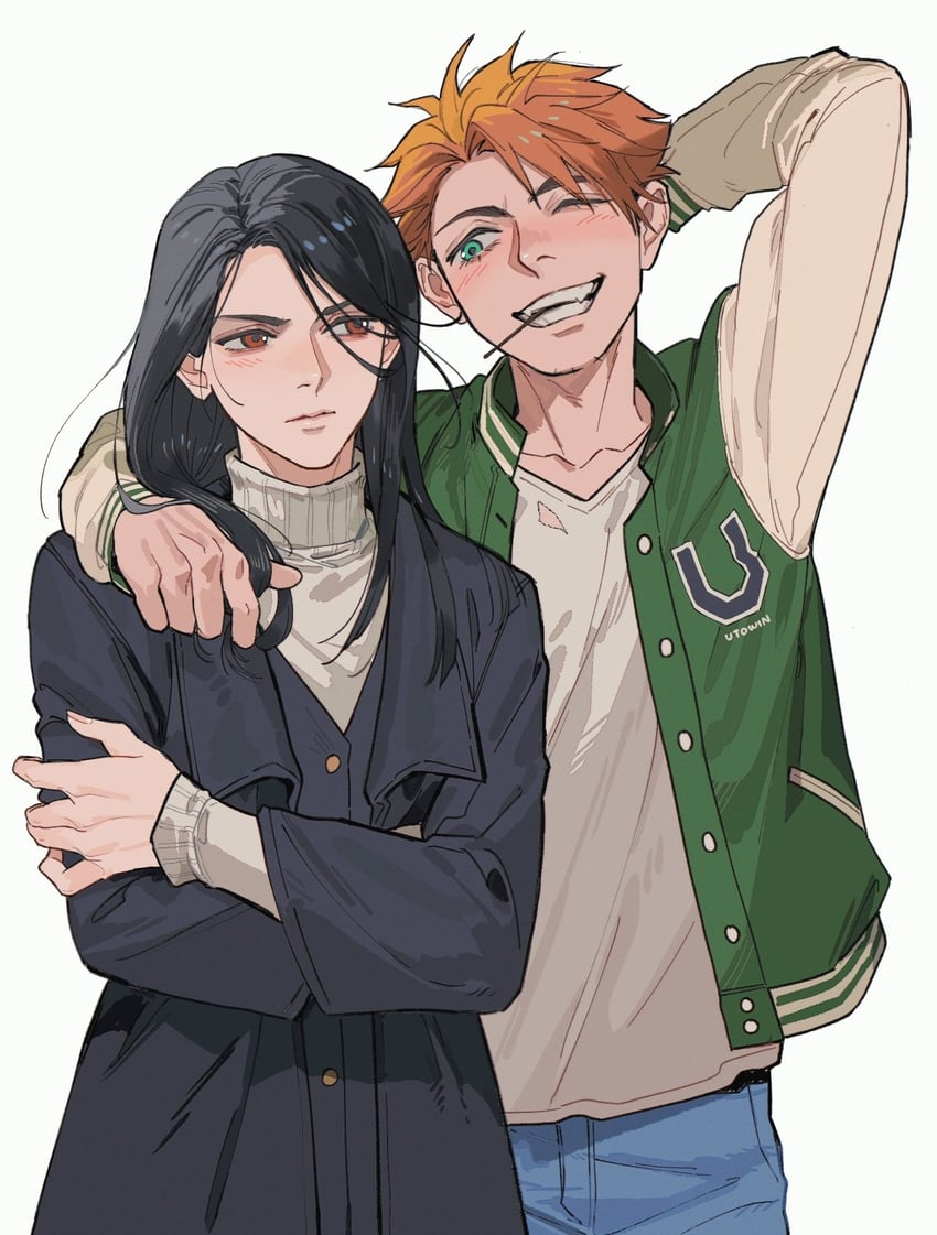 easthies and utowin (tongari boushi no atelier) drawn by aubergrin