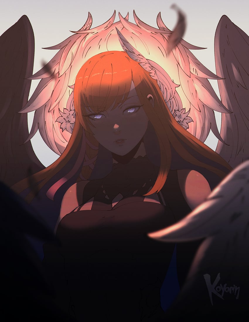 ryne waters, gaia, mitron, and pandora (final fantasy and 1 more) drawn by koyorin