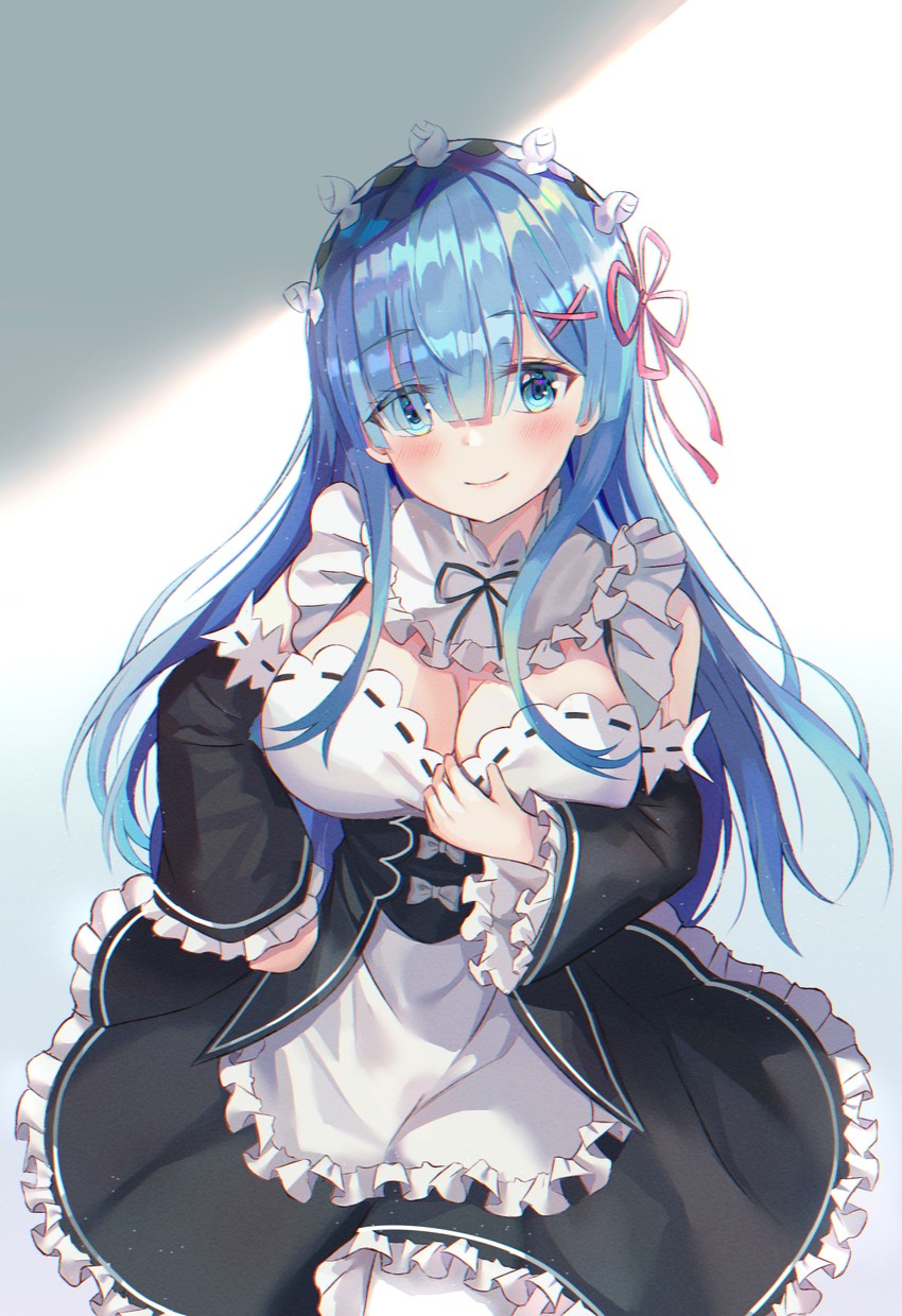 rem (re:zero kara hajimeru isekai seikatsu) drawn by ms_childofart