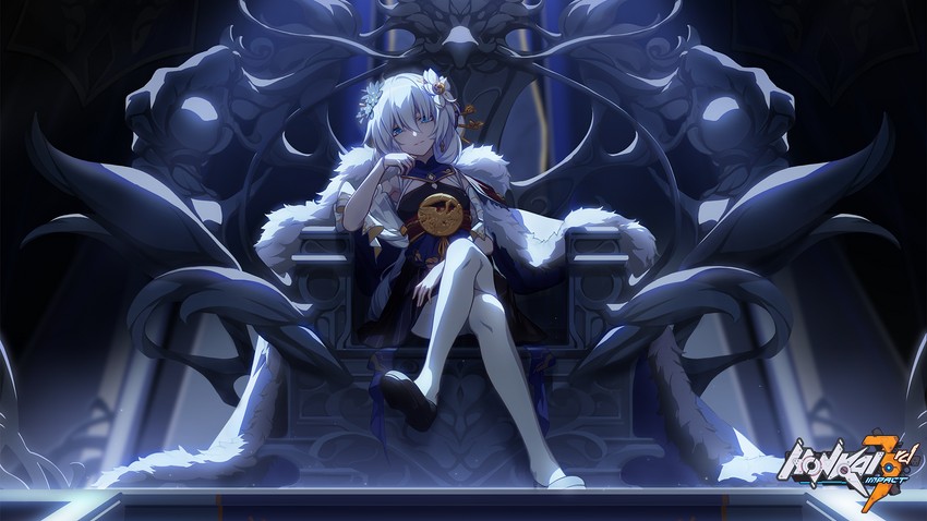 theresa apocalypse and zhuge kongming (honkai and 1 more)